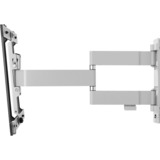 One for all Support mural TV pivotant Noir/Blanc