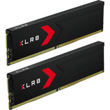 PNY 32 Go DDR5-6400 (2x 16 Go) mémoire vive Noir, MD32GK2D5640036XR, XMP 3.0, EXPO