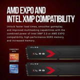 PNY 32 Go DDR5-6400 (2x 16 Go) mémoire vive Noir, MD32GK2D5640036XR, XMP 3.0, EXPO