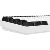 Sharkoon SKILLER SGK50 S3 RGB clavier gaming mécanique Blanc, Layout DE (QWERTZ), Gateron Yellow, 75%