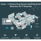 TP-Link Festa F41-Outdoor 300 Mbit/s Blanc Connexion Ethernet, supportant l'alimentation via ce port (PoE), Point d'accès 2,4 GHz, 300 Mbit/s