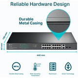 TP-Link TL-SG1218MP commutateur réseau Non-géré Gigabit Ethernet (10/100/1000) Connexion Ethernet, supportant l'alimentation via ce port (PoE) 1U Noir, Switch Non-géré, Gigabit Ethernet (10/100/1000), Full duplex, Connexion Ethernet, supportant l'alimentation via ce port (PoE), Grille de montage, 1U