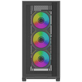 Xilence Flux X916.ARGB boîtier midi tower Noir | 2x USB-A | 1x USB-C | RGB | Window