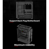 Xilence Flux X916.ARGB boîtier midi tower Noir | 2x USB-A | 1x USB-C | RGB | Window