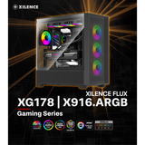 Xilence Flux X916.ARGB boîtier midi tower Noir | 2x USB-A | 1x USB-C | RGB | Window