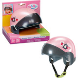 ZAPF Creation BABY born Casque de scooter 43cm, Accessoires de poupée rose fuchsia