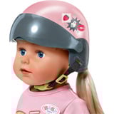 ZAPF Creation BABY born Casque de scooter 43cm, Accessoires de poupée rose fuchsia