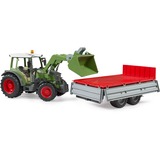 bruder Fendt Vario 211 avec chargeur frontal et benne basculante, Modèle réduit de voiture 02182