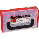 fischer FixTainer - DuoPower, Cheville Gris clair/Rouge