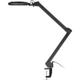 goobay Lampe loupe LED à pince 10W, Lumière LED Noir