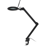 goobay Lampe loupe LED à pince 10W, Lumière LED Noir