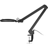 goobay Lampe loupe LED à pince 10W, Lumière LED Noir