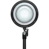 goobay Lampe loupe LED à pince 10W, Lumière LED Noir