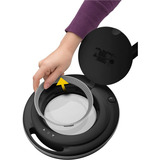 goobay Lampe loupe LED à pince 10W, Lumière LED Noir