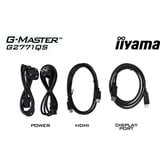 iiyama G-Master G2771QS-B1 Red Eagle 27" Moniteur gaming Noir (Mat), 1x DisplayPort, 2x HDMI, 200 Hz, 68,6 cm (27"), 2560 x 1440 pixels, Wide Quad HD, Noir
