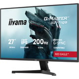 iiyama G-Master G2771QS-B1 Red Eagle 27" Moniteur gaming Noir (Mat), 1x DisplayPort, 2x HDMI, 200 Hz, 68,6 cm (27"), 2560 x 1440 pixels, Wide Quad HD, Noir