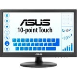 ASUS VT168HR 39,6 cm (15.6") 1366 x 768 pixels WXGA LED Écran tactile Noir 16" Moniteur  Noir, 39,6 cm (15.6"), 1366 x 768 pixels, WXGA, LED, 5 ms, Noir