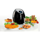 Ariete Airy Fryer XXL, Friteuse à air chaud Noir, Friteuse d’air chaud, 7 L, 2,5 kg, 200 °C, 7 personne(s), 60 min