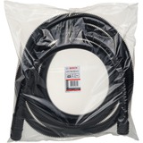 Bosch 1 610 793 002 Accessoire et fourniture pour aspirateur, Tuyau Noir, GAS 11-21, GAS 12-30 F, GAS 12-50 RF, GAS 12-50 RFH, GAS 14-20 RFB, GAS 15, GAS 25, GAS 50, GAS 50..., 19 mm, 19 mm, 5000 mm