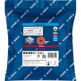 Bosch 2608621821 Fiberscheibe O 115 mm Körnung 60 25 St. Acier inoxydable Disque de ponçage, Meule d’affûtage Disque de ponçage, Acier inoxydable, Orange, Rond, 2,22 cm, 11,5 cm