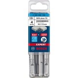 Bosch Expert Foret SDS plus-7X, Perceuse Marteau perforateur, Hammer drill bit, 4 mm, 115 mm, Béton, pierre, 5 cm