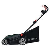 Bosch Tondeuse à batterie Rotak18V2-43, 36 volts (2x18V) + lame + bouchon de paillage, Tondeuse à gazon Vert/Noir