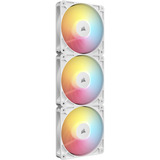 Corsair RS120-R ARGB 120mm PWM Reverse Fans Triple Pack, Ventilateur de boîtier Blanc, Pack 3, Inversé, 120 mm