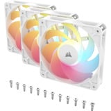 Corsair RS120-R ARGB PWM Reverse ventilateurs de boîtier Blanc, 3 pièces, 120 x 120 x 25 mm