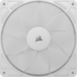 Corsair RS140 PWM, Ventilateur de boîtier Blanc, Connecteur de ventilateur PWM à 4 broches