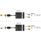 DeLOCK Commutateur HDMI 2 > 1 bidirectionnel 8K, Switch HDMI Noir