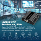 Digitus DS-55354, Extension HDMI Noir
