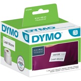 Dymo LW - Étiquettes pour badges nominatifs petit format - 41 x 89 mm - S0722560, Ruban Blanc, Blanc, Imprimante d'étiquette adhésive, Papier, Amovible, Rectangle, LabelWriter