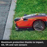 EINHELL Power X-Change Mähroboter FREELEXO CAM 500, Robot tondeuse Rouge/Noir