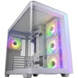 FSP M580-BA Midi Tower Blanc, boîtier pc Blanc | 2x USB-A | 1x USB-C | RGB | Window