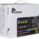 Inter-Tech Argus RGB-750W CM II alimentation 750 watt Noir, 4x PCIe