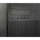 Inter-Tech IT-6521 Straight boîtier mini tower Noir | 2x USB-A