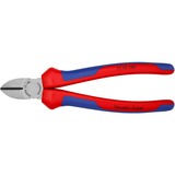 KNIPEX Pince coupante 70 02 180, Tenailles de cran Bleu, Tranchant avec biseau