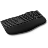 Kensington Pro Fit Ergo KB675 EQClavier compact rechargeable Noir, Layout États-Unis, Sans clé (80 - 87%), Avec fil &sans fil, USB + RF Wireless + Bluetooth, Clavier à membrane, QWERTY, Noir