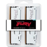 Kingston FURY 64 Go DDR5-6000 Kit, Mémoire vive Blanc, KF560C30BWAK2-64, Fury Beast RGB, XMP