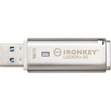 Kingston IronKey Locker+ 50 16 GB, Clé USB Aluminium