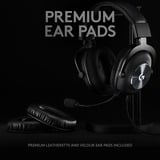 Logitech PRO X Casque Arceau Connecteur de 3,5 mm Noir casque gaming over-ear Noir, Casque, Arceau, Jouer, Noir, Binaural, 2 m