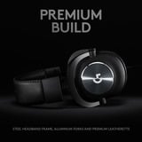 Logitech PRO X Casque Arceau Connecteur de 3,5 mm Noir casque gaming over-ear Noir, Casque, Arceau, Jouer, Noir, Binaural, 2 m