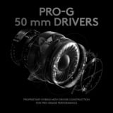 Logitech PRO X Casque Arceau Connecteur de 3,5 mm Noir casque gaming over-ear Noir, Casque, Arceau, Jouer, Noir, Binaural, 2 m