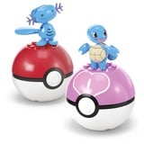 Mattel Pokémon – Coffret Équipe de Dresseurs de Type Eau, Jouets de construction Jeu de construction, 6 an(s), Plastique, 79 pièce(s), 350,6 g