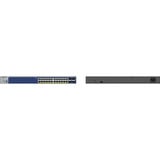 Netgear Commutateur intelligent 24 ports Gigabit PoE+ et PoE++ GS728TXUP, Switch Géré, Gigabit Ethernet (10/100/1000), Connexion Ethernet, supportant l'alimentation via ce port (PoE), Grille de montage, 1U