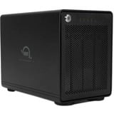 OWC ThunderBay 4 Boîtier disque dur/SSD Noir 2.5/3.5" Noir, Boîtier disque dur/SSD, 2.5/3.5", SATA, Série ATA II, Série ATA III, 40 Gbit/s, Échange à chaud, Noir