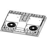 Respekta KM4295I-28, Plaque de cuisson séparée Noir
