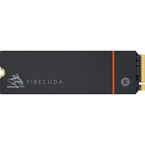 Seagate FireCuda 530 2 To avec dissipateur thermique, SSD Noir, ZP2000GM3A023, PCIe 4.0 x4, NVMe 1.4, M.2 2280