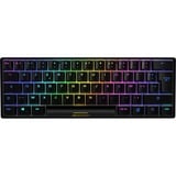Sharkoon SGK50 S4 clavier USB AZERTY Français Noir, clavier gaming Noir, Layout FR, Kailh Red, 60%, USB, AZERTY, LED RGB, Noir
