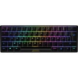 Sharkoon SGK50 S4 clavier USB AZERTY Français Noir, clavier gaming Noir, Layout FR, Kailh Red, 60%, USB, AZERTY, LED RGB, Noir